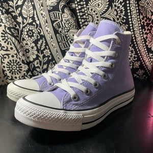 Purple Converse Hightops